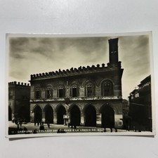 IL PALAZZO DEL COMUNE E LA LOGGIA DEI MILITI  CREMONA CARTOLINA SPEDITA 