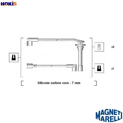 Kit cavi accensione - kit,