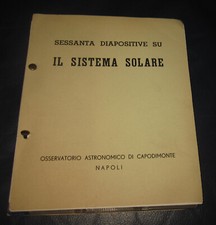 Sessanta diapositive Sistema Solare  Osservatorio Capodimonte NASA ASTRONOMY