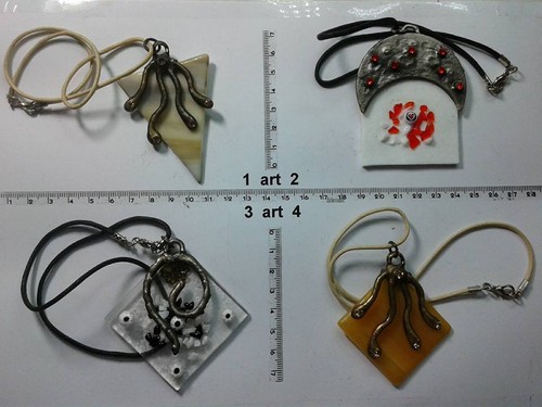 Collana ciondolo murrine - ciondolo,