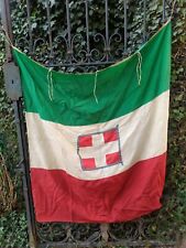 Bandiera Savoia Regno Italia 1930 -1940 Regio Esercito monarchia 140x140cm Pavia