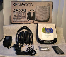 NEW~ Lettore CD portatile vintage KENWOOD DPC-981 - scatola aperta
