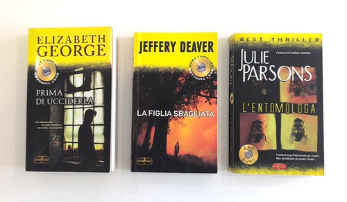 Lotto libri thriller - libri,