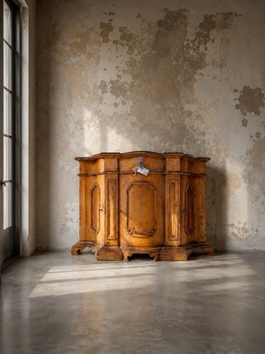 Credenza scantonata patina - credenza,