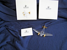 Statuina Swarovski Crystal Memories Viaggi "Aereo" ritirata nuova con scatola
