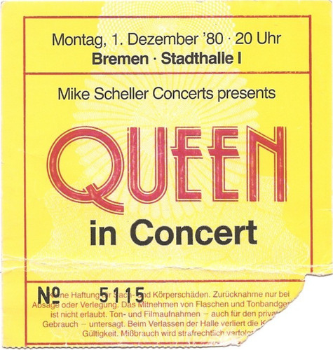 Queen concert 1980 - queen,