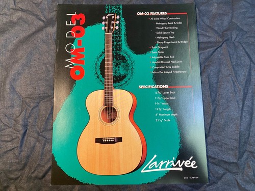 Larrivee scheda tecnica - larrivee,