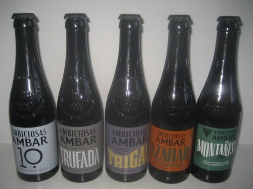 Bottiglie birra ambra - 5,
