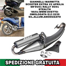 GIANNELLI MARMITTA SCOOTER EXTRA V2 APRILIA SR'94/01 RALLY 95/01 STEALTH...