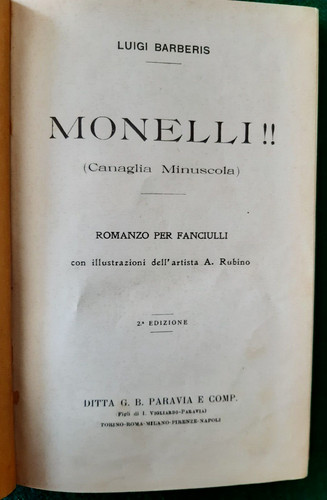 1909 barberis monelli - l.,