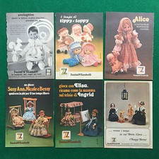 (O59) Pubblicità Advertising Clipping 19x13 cm (6 pezzi) BAMBOLE ZANINI ZAMBELLI