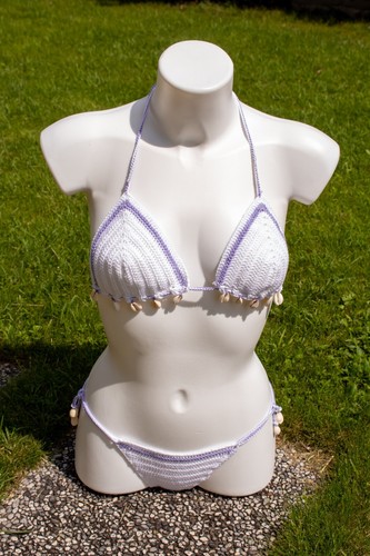 Costume donna bianco - costume, lilla
