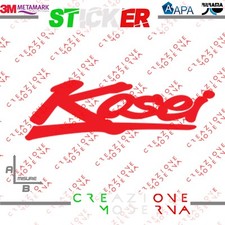 ADESIVO STICKER LOGO KOSEI MISURE PERSONALIZZATE