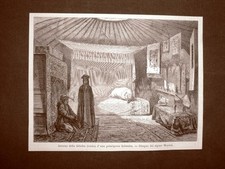 In Asia nel 1863 Interno della tenda o Kibitka di una Principessa kalmuka