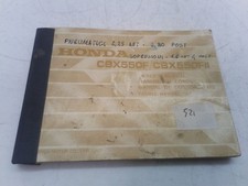 Honda cbx 550 f F2 libretto uso e manutenzione inglese francese tedesco 36ma700