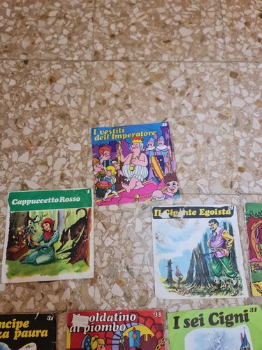 Lotto vinili fiabe anni - 10,