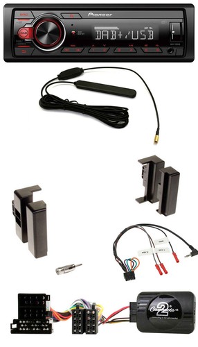 Pioneer mp3 dab 1din volante - pioneer,