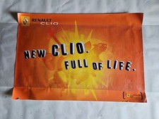 Renault  New Clio Full Of Love Poster Cartaceo Originale Concessionaria 68x98Cm