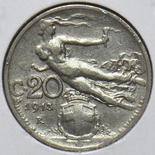 Italia 1913 20 Centesimi