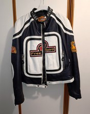 Giacca in pelle Hot Race Vintage da Donna; taglia S