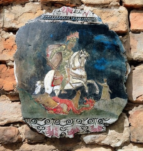 San giorgio drago frammento - san,