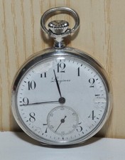 Orologio Tasca Longines EFCO 5 Grand Prix Argento 800 Cal 18,69N con difetti