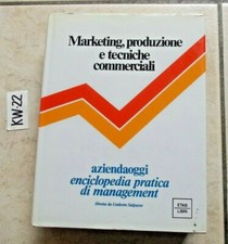 LIBRO MARKETING PRODUZIONE E TECNICHE COMMERCIALI  ETAS LIBRI  BUONO+