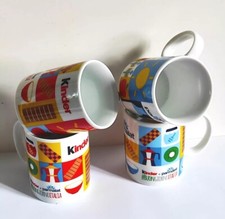 Kinder Parmalat 4 tazze della Collezione Buongiorno Italia 2022, Mug Nuove