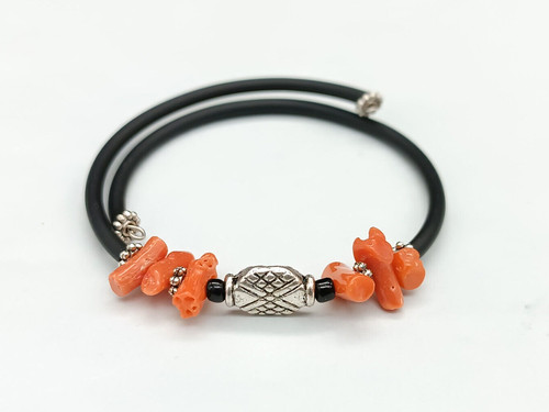 Bracciale vero corallo rosso - bracciale,