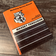 Massey Ferguson A3.152 Perkins Motore Diesel Manuale Servizio Riparazione Officina Libretto Mf