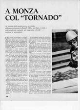 advertising Pubblicità-TEST MOTO BENELLI TORNADO 650  1971 MONZA MOTOITALIANE