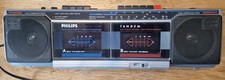 Philips - Tandem Duel Tape Deck - Radiocassetta - Boombox - D806805 retrò anni 80 