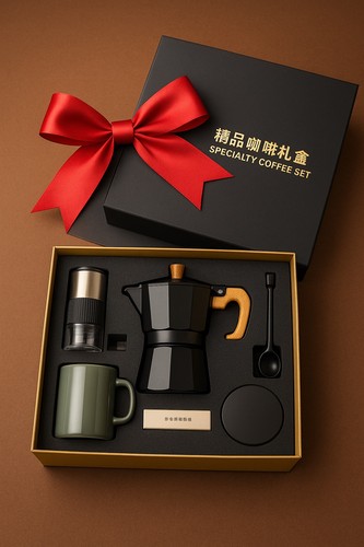 Scatola regalo kit caffettiera - regalo,