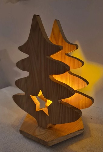 Albero natale in legno - in,