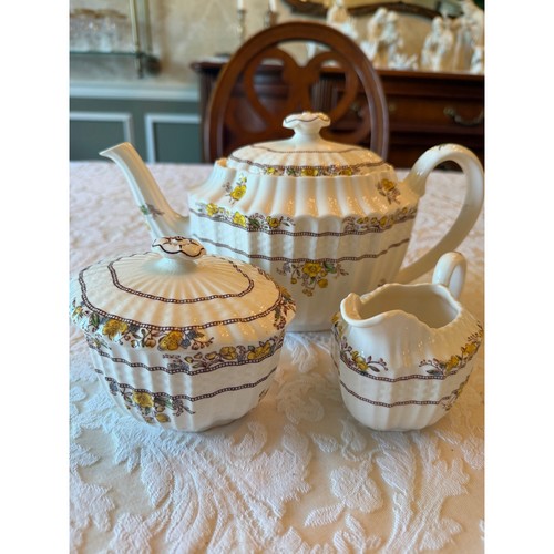 Spode set teiera - spode, buttercup