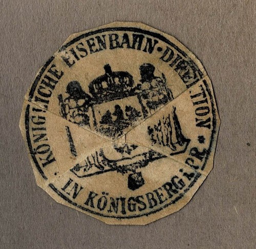 Timbro sigillo prussia kpev - timbro,