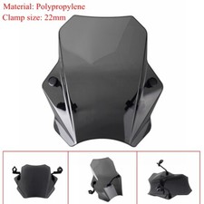 Parabrezza fumè con staffe di