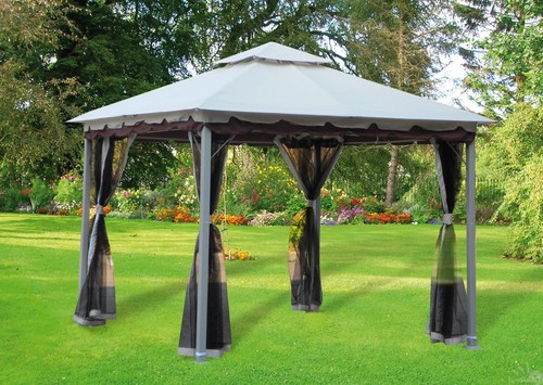 Gazebo acciaio smeralda mt3x3 - gazebo,