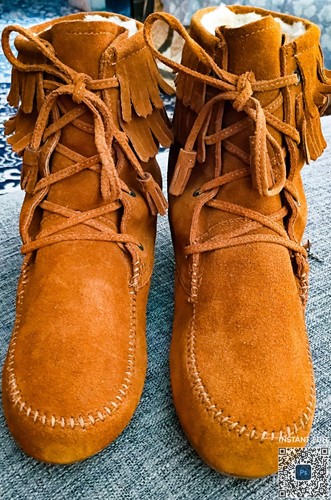 Stivali donna minnetonka pelle - donna,