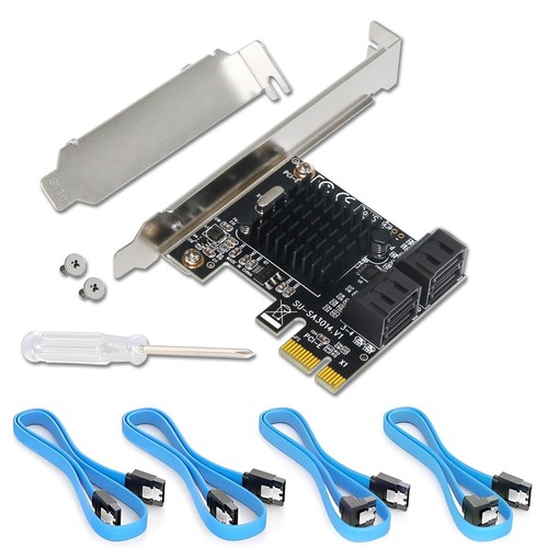 Scheda pcie sata - sata, 4