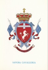 Cartolina Cavalleria: stemma