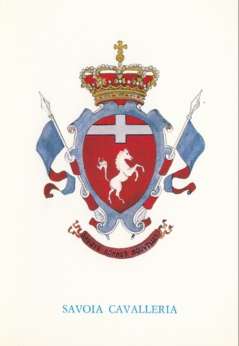Cartolina cavalleria stemma - cavalleria:,