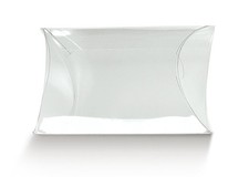 50 PEZZI Scatola busta in pvc trasparente portaconfetti 5x5x2 cm 0LJB