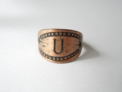Anello vintage rame ethno - vintage, in
