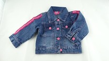 GIUBBOTTO  GIACCA JACKET JEANS BIMBA BAMBINA 9 MESI