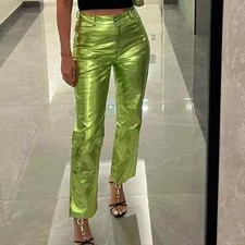 Pantaloni Donna Eleganti Verde
