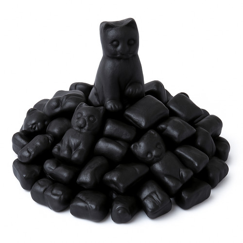 Gatti alla liquirizia - gatti,