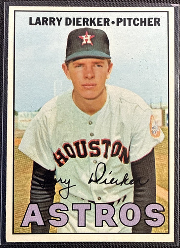 1967 topps larry dierker - topps,