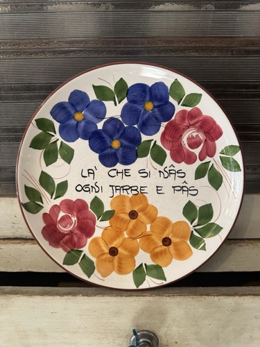 Piatto vintage ceramica - piatto,