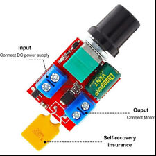Modulo regolatore di velocità motore 5A DC dimmer LED regolatore di velocità PWM 3V 6V 12V 24V 35V